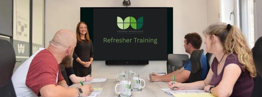 Refresher training at Verner Wheelock