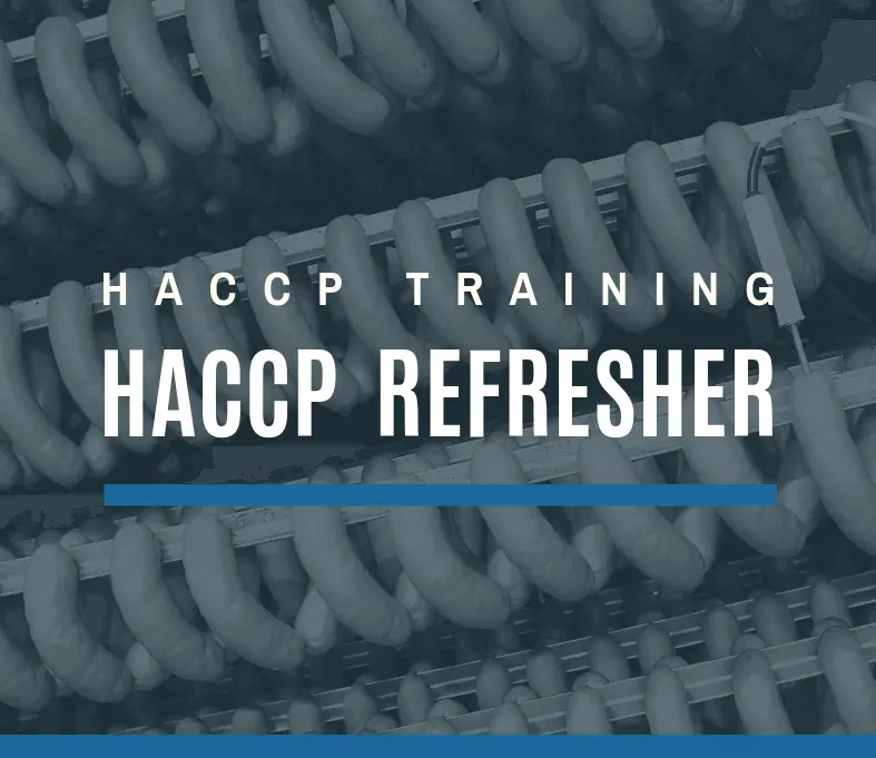 HACCP Refresher Training Course