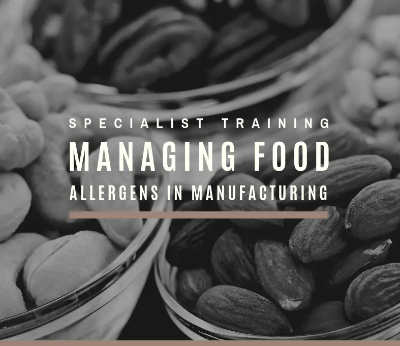 managing food allergens course