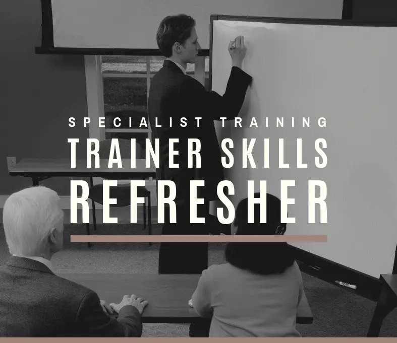 trainer skills refresher course